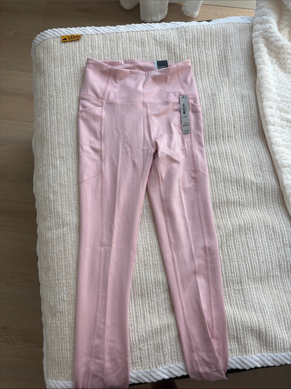 Victoria's Secret Light Pink High-Rise Kids Leggings
